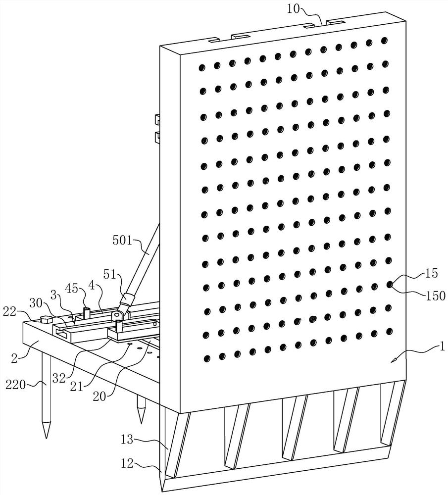 Foundation pit supporting structure and construction method thereof