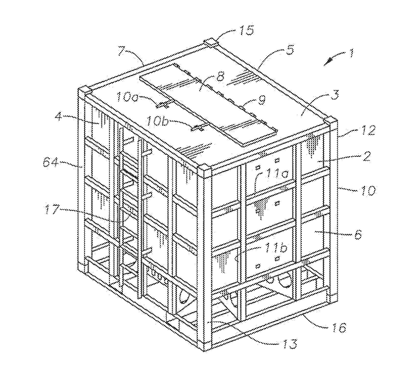 Apparatus for the transport and storage of proppant