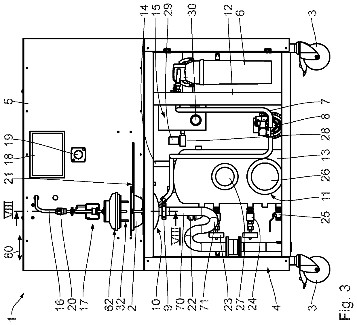 Device and method for processing food items