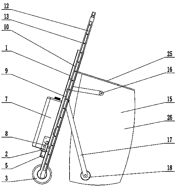 Pesticide spraying device for trellis-climbing-type vegetables