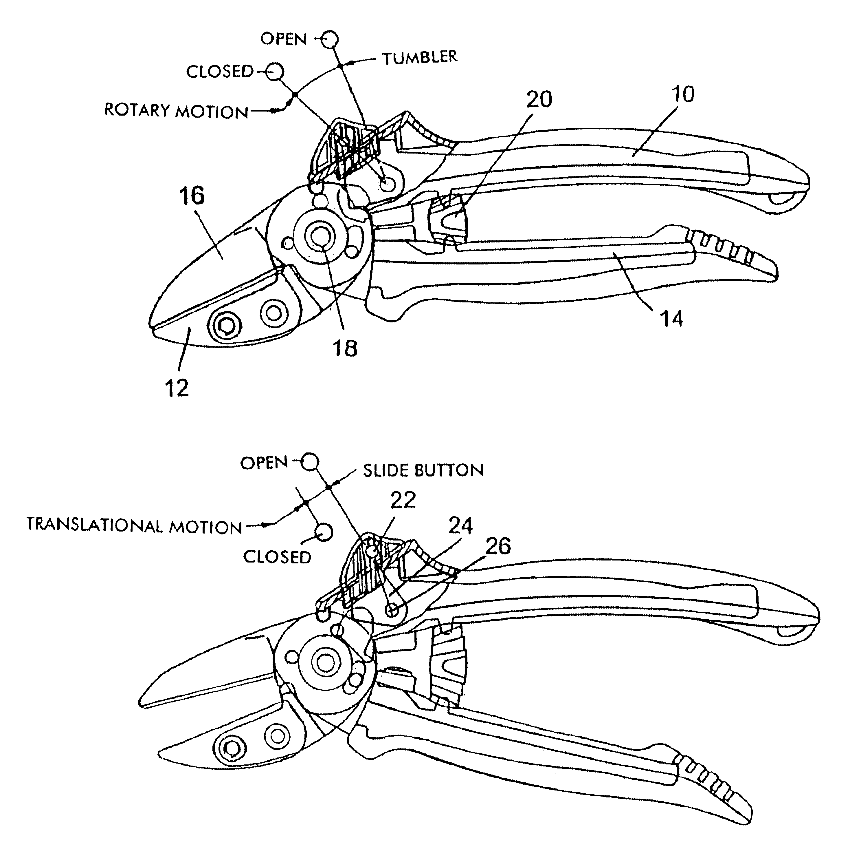 Shear-locking device