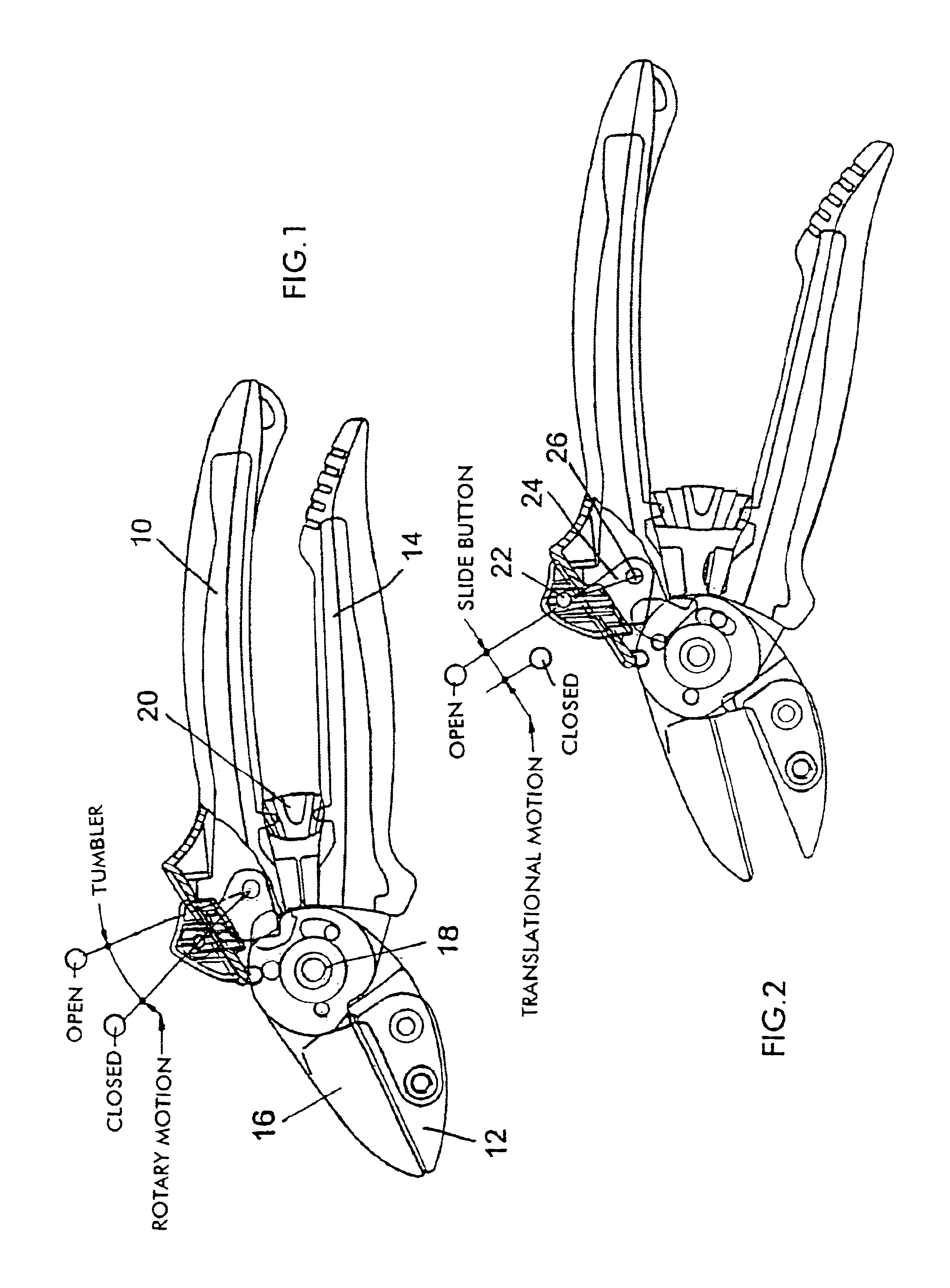 Shear-locking device