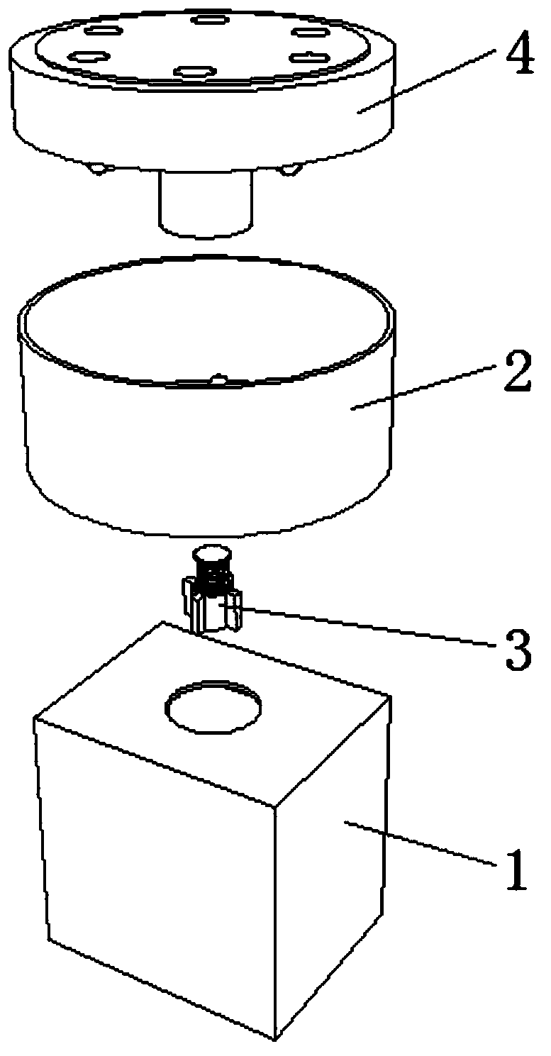 Blood oscillation mixing device for blood detection