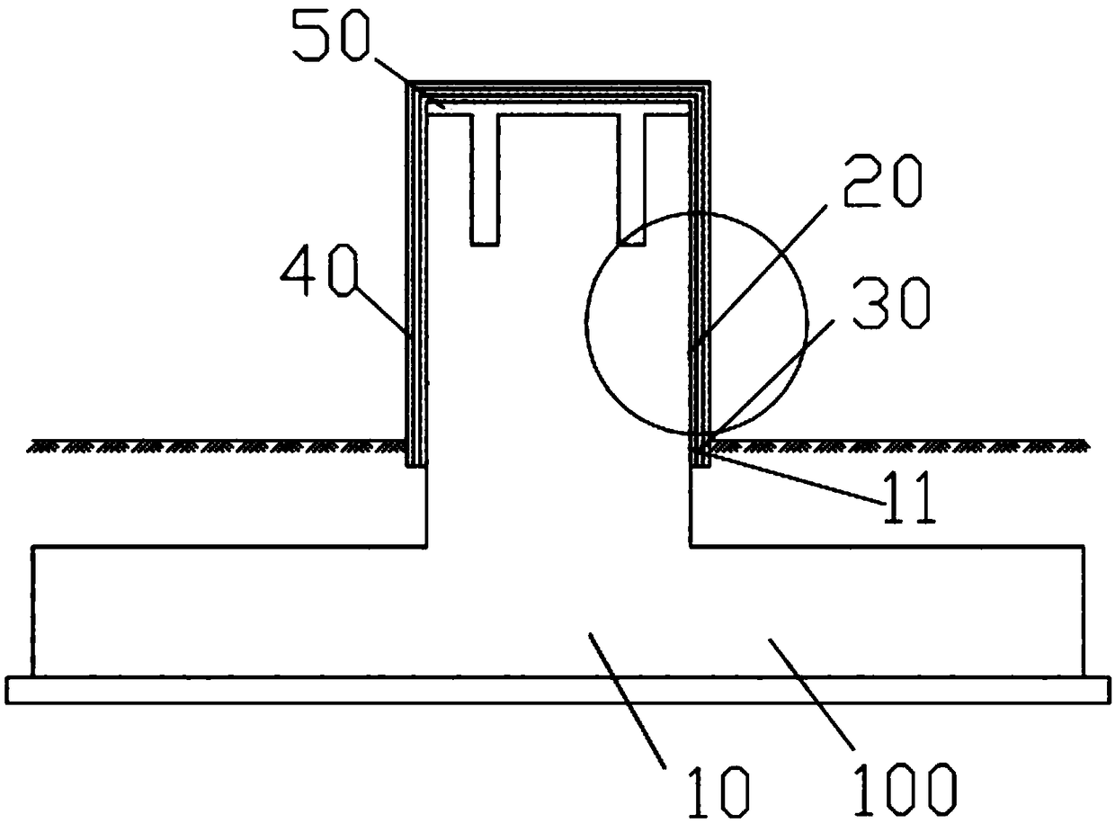 Anti-freezing LNG (Liquefied Natural Gas) gasifying device and manufacturing method thereof