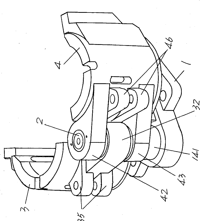 Glassware mould fixture