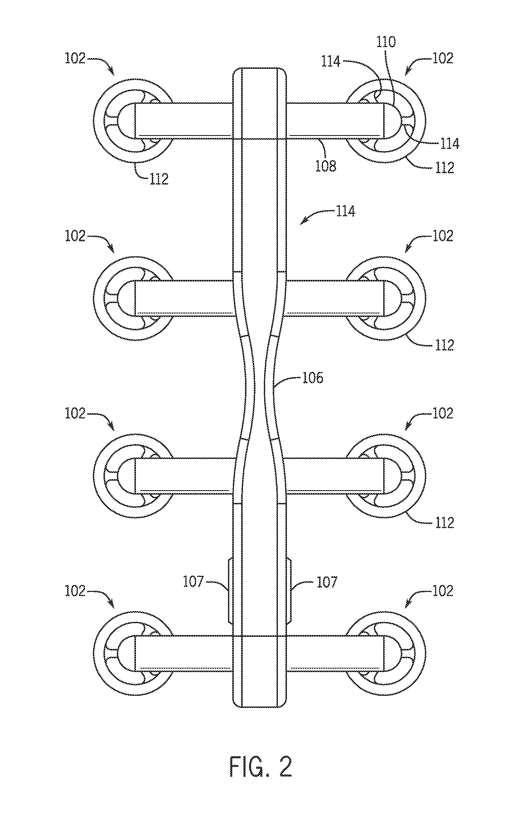 Allergy Skin Test Devices with Surrounding Pain-Reduction Structures