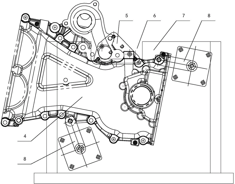 Detection device for depth of workpiece sealing groove