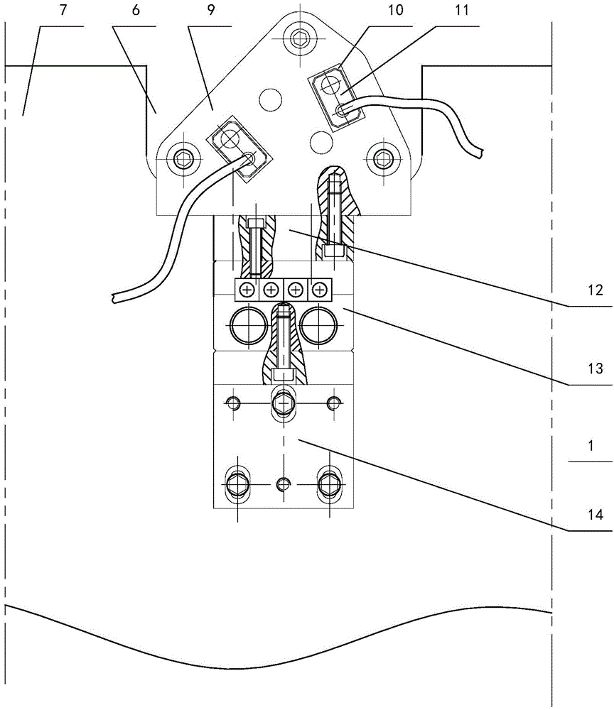 Detection device for depth of workpiece sealing groove