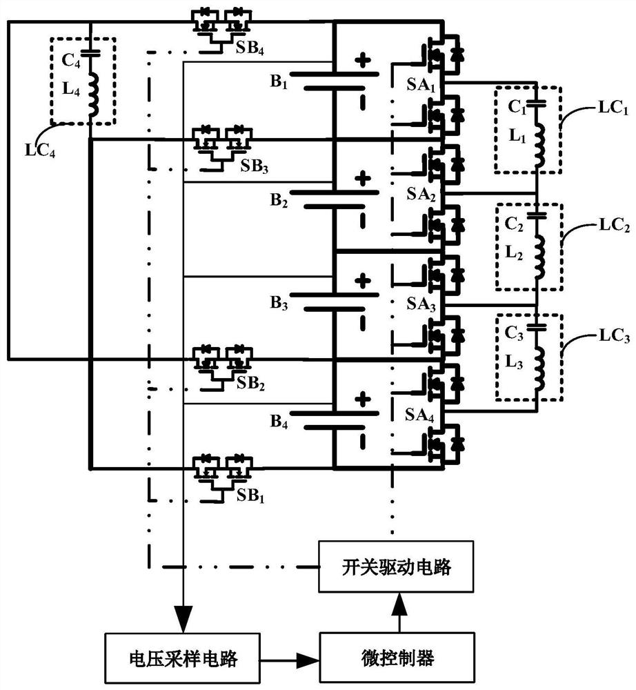 Improved Cell-to-Cell battery equalization circuit based on LC resonance circuit and implementation method