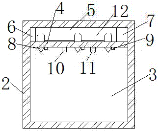 Gridding distribution type monumental building fire extinguishing system