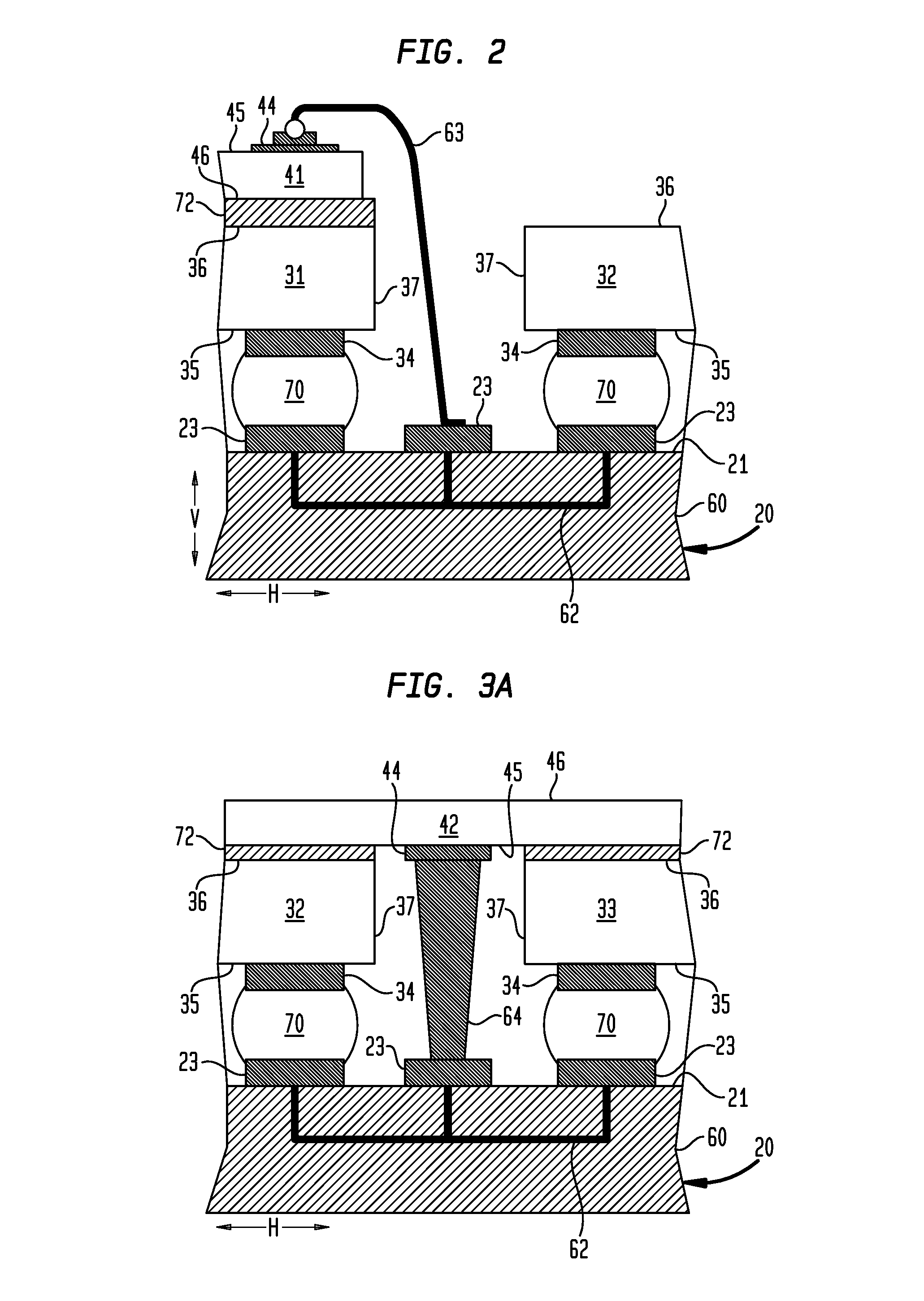 Multi-chip module with stacked face-down connected dies