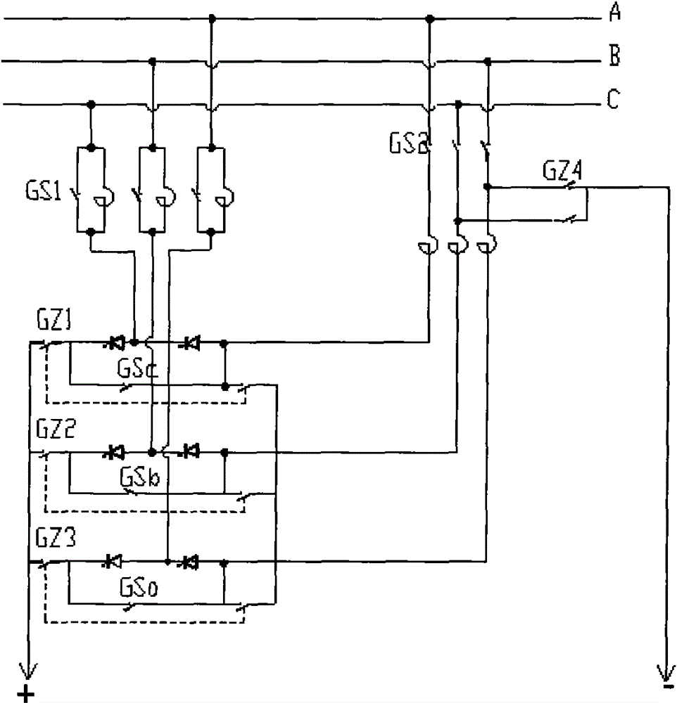 Static var compensator (SVC) and DC ice melting device and realization method thereof