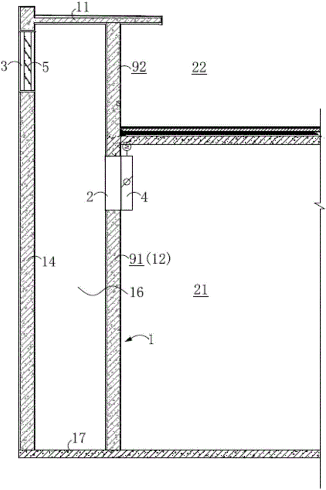 Pressure relief well and building