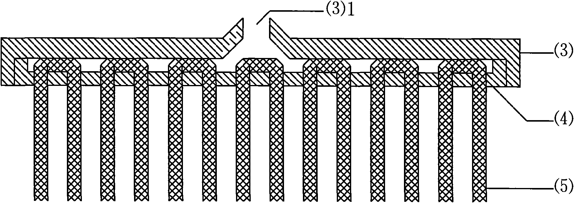 Mop capable of being dried by drying device