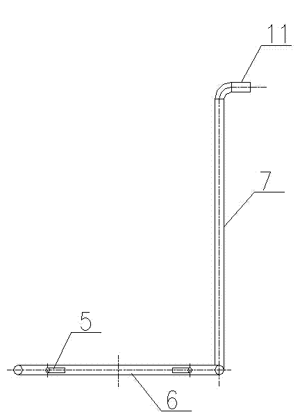 Overflow structure of water bath vaporizer