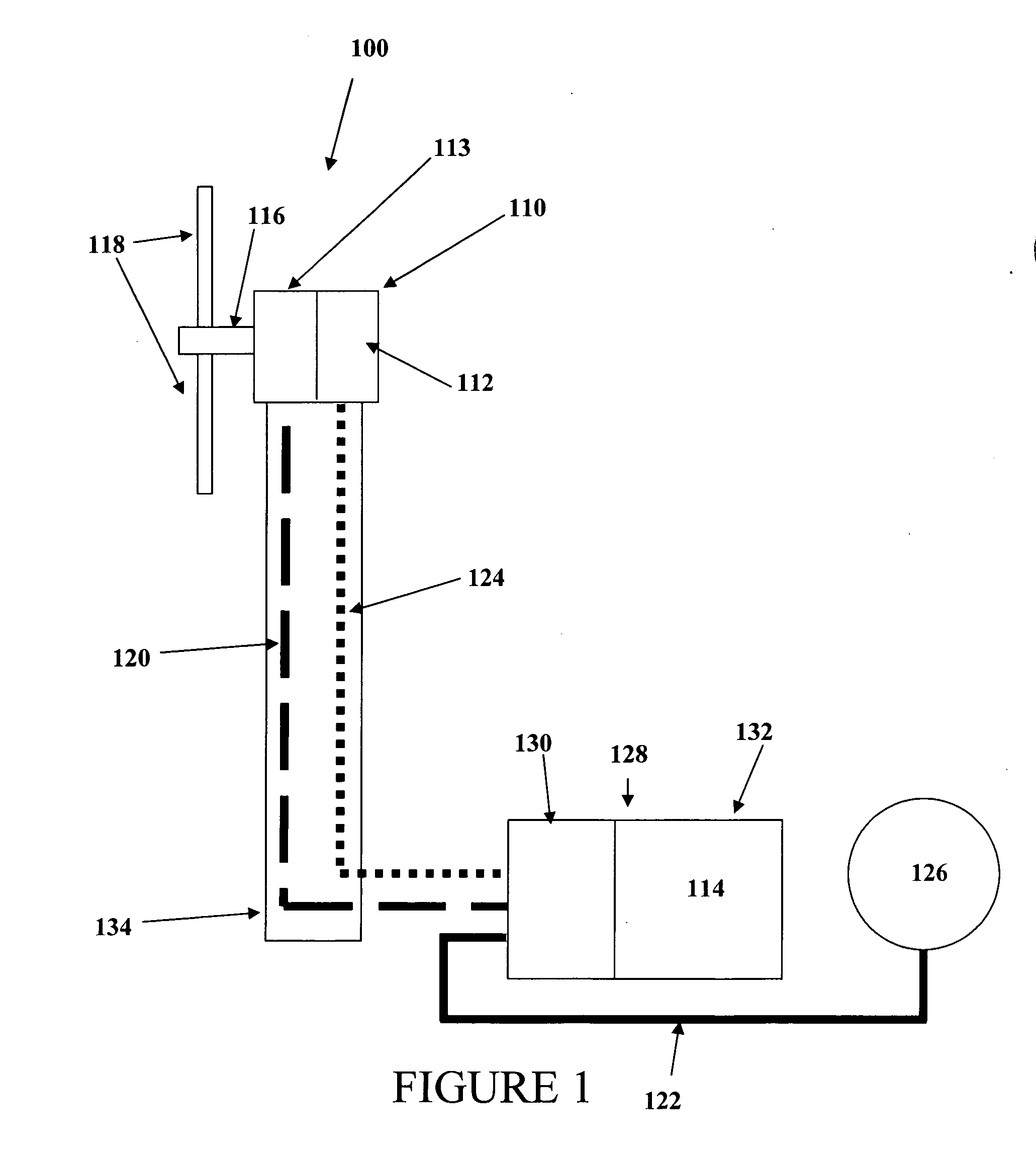 Auxiliary power supply for a wind turbine