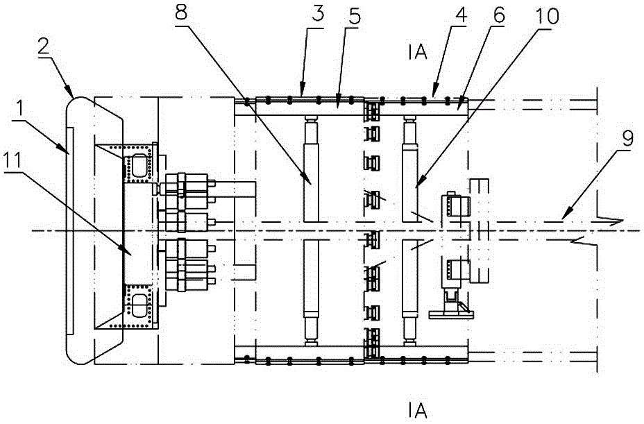 Stuck machine extricating method for tunnel boring machine (TBM) during construction