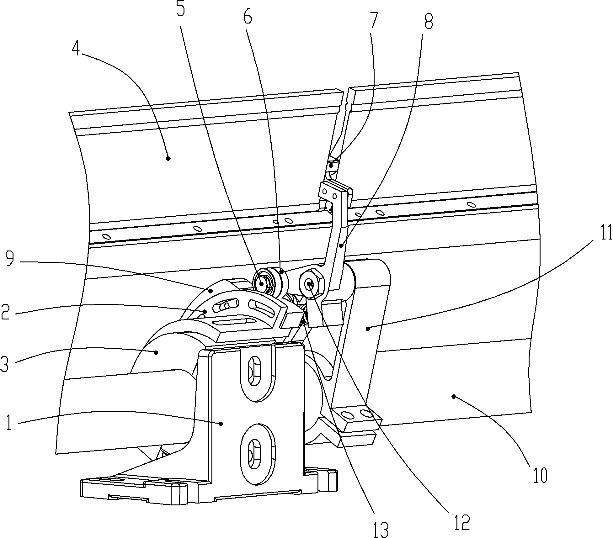 Reed opening and weft inserting auxiliary mechanism for air jet loom