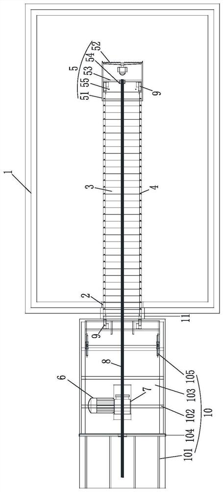 Test device and method for simulating ground access type shield tunnel excavation