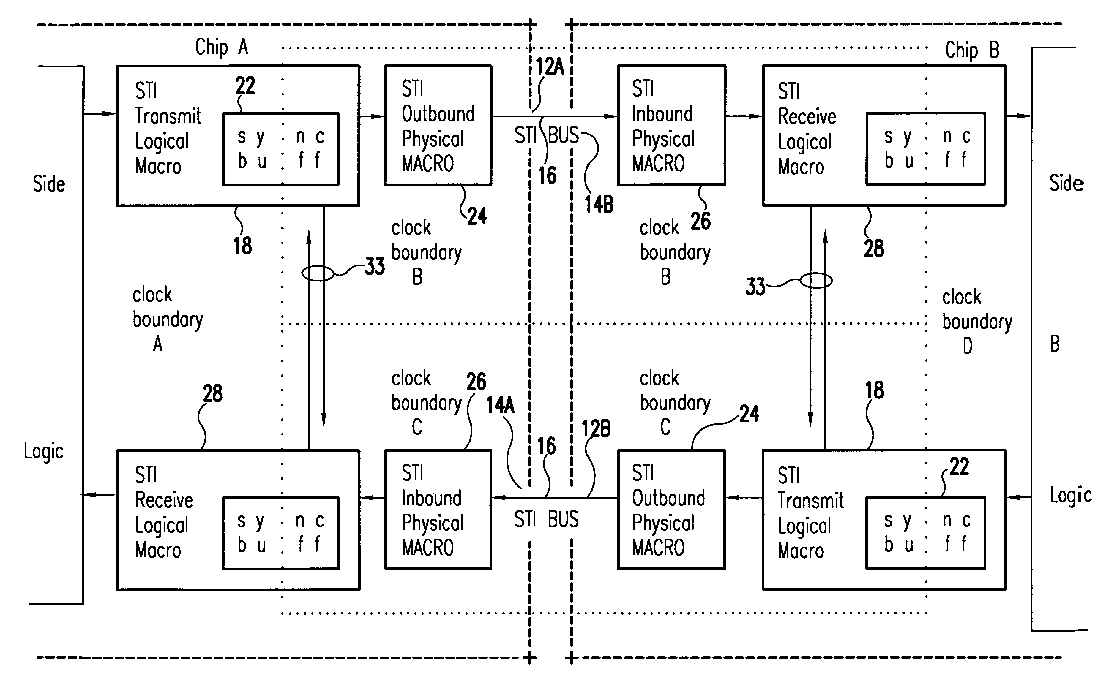 Self-timed parallel data bus interface to direct storage devices