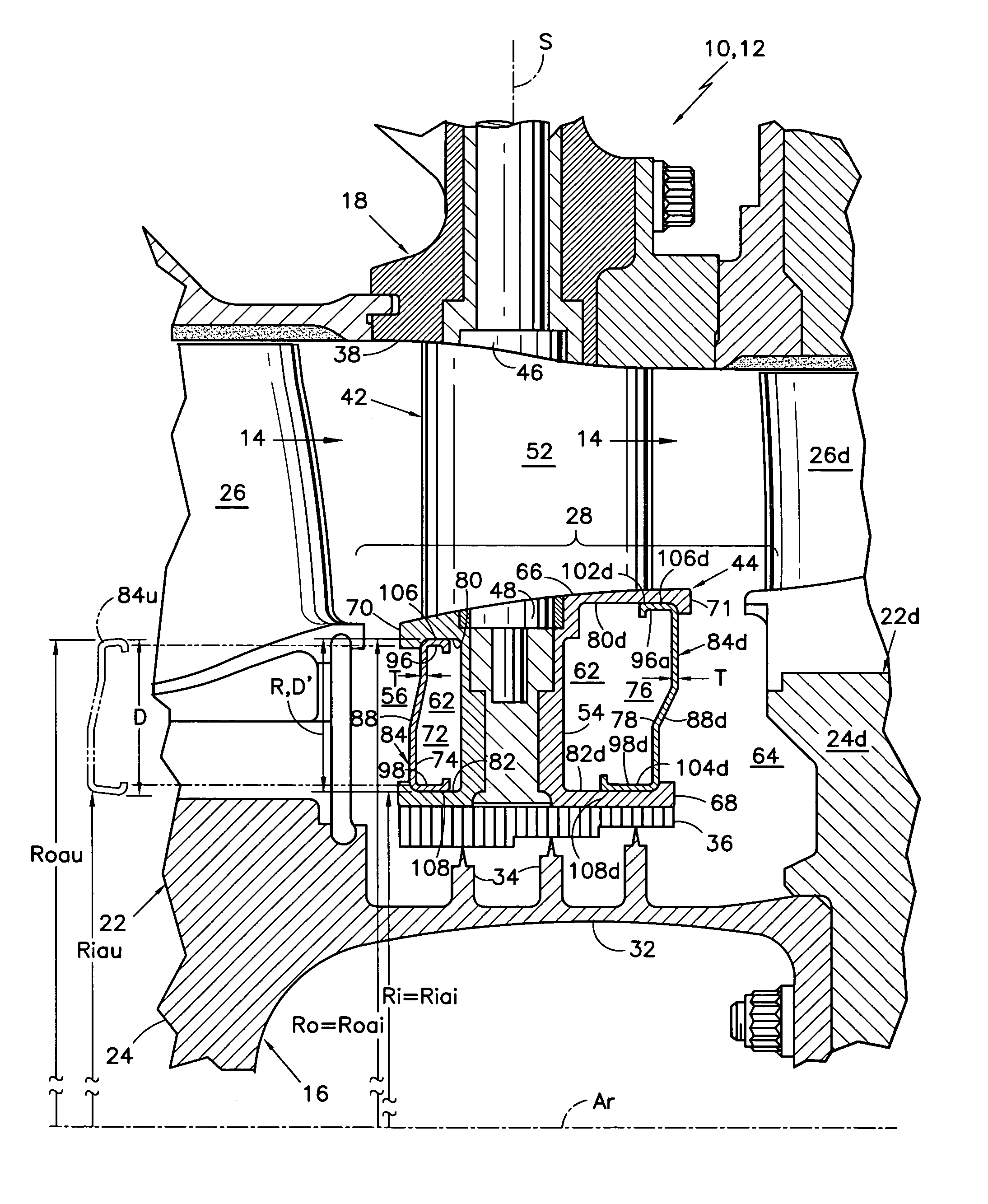 Stator assembly for a rotary machine