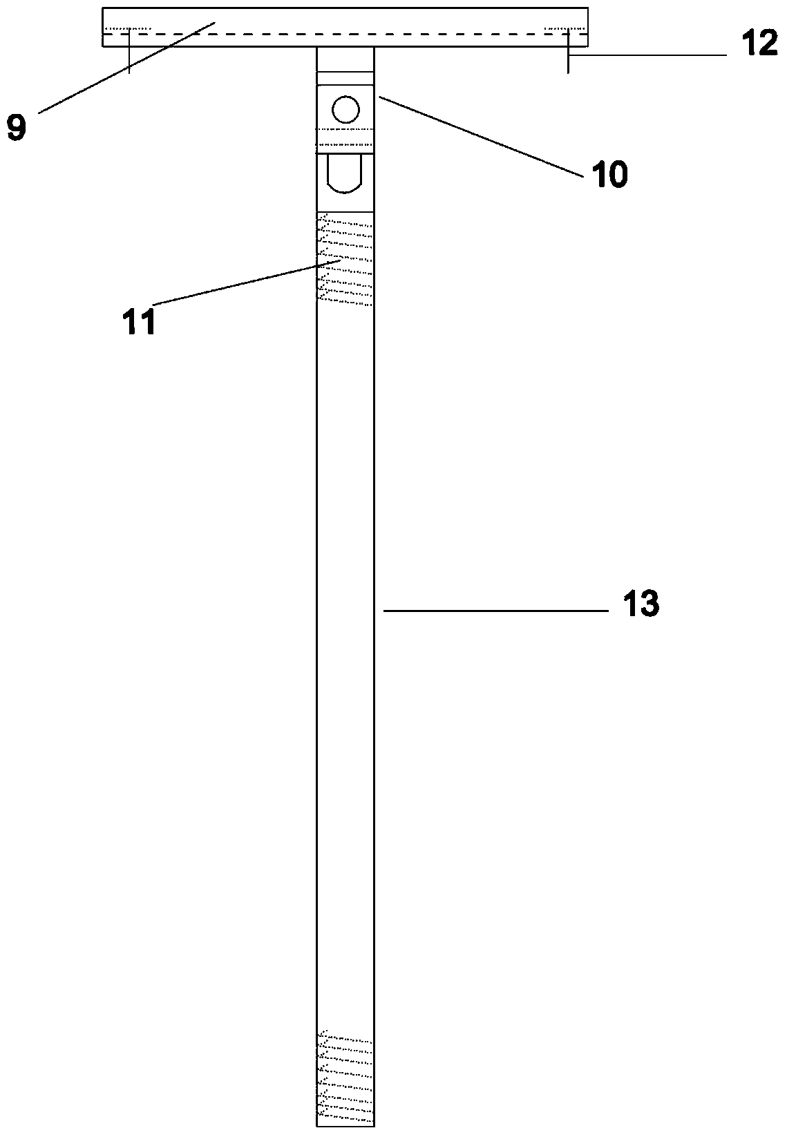 Rigid cylinder vortex-induced vibration testing device capable of achieving nonlinear boundary conditions