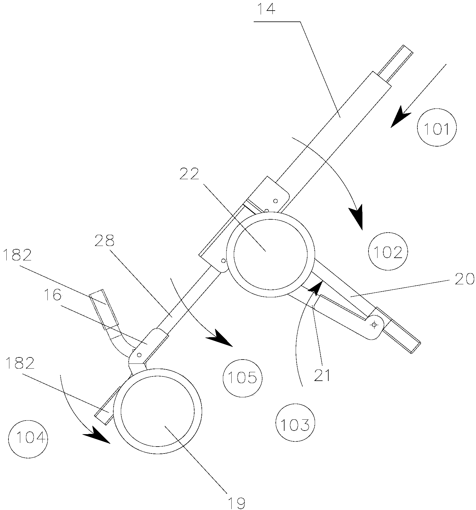 Baby stroller capable of being folded for two times