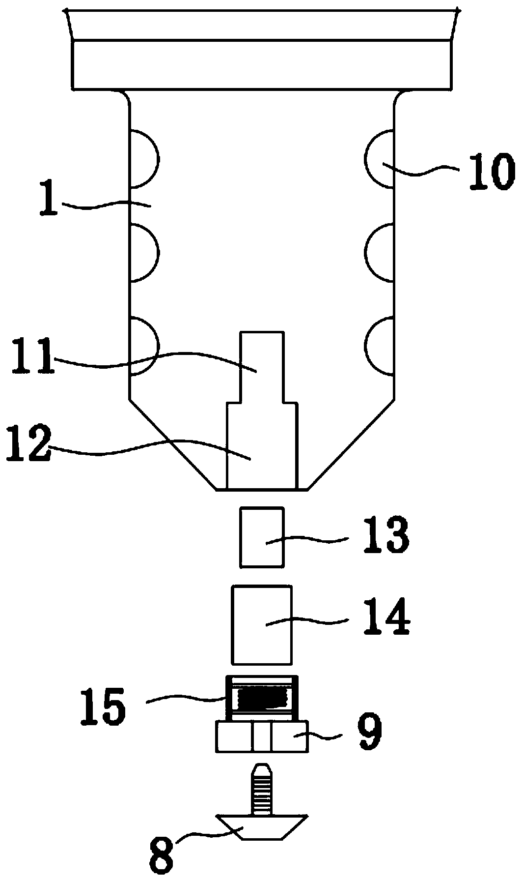 Plasma electrode hafnium filament brazing device and brazing method