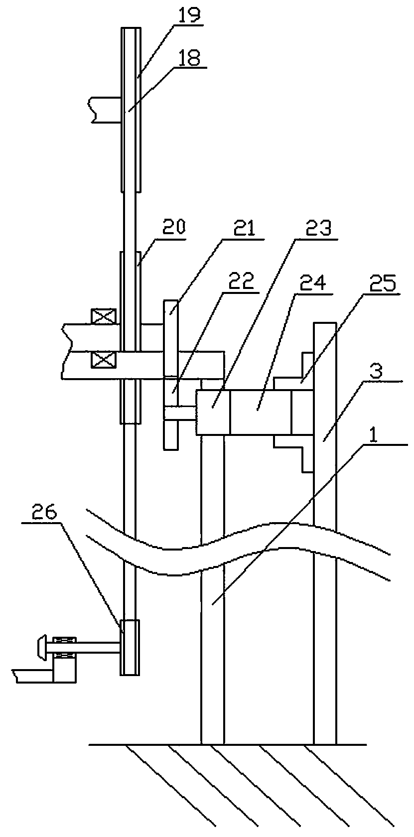 Urban sewage treatment aerating device