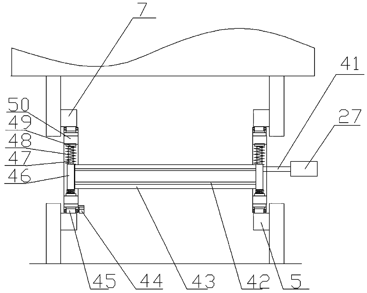 Urban sewage treatment aerating device