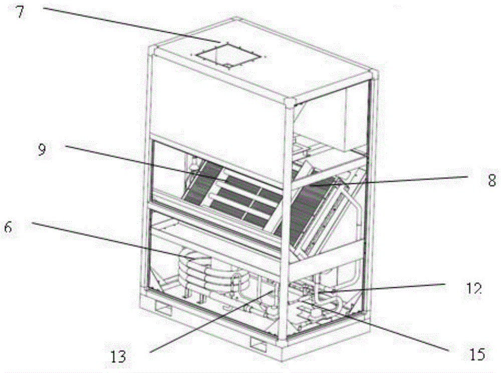 Greenhouse air temperature adjusting system and adjusting method