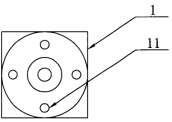 Embedded door machine motor