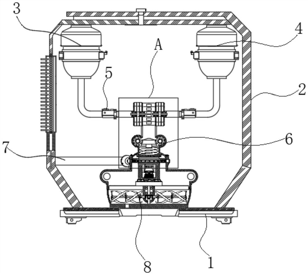 Liquid adding device for producing high-purity strontium compound and barium compound solution