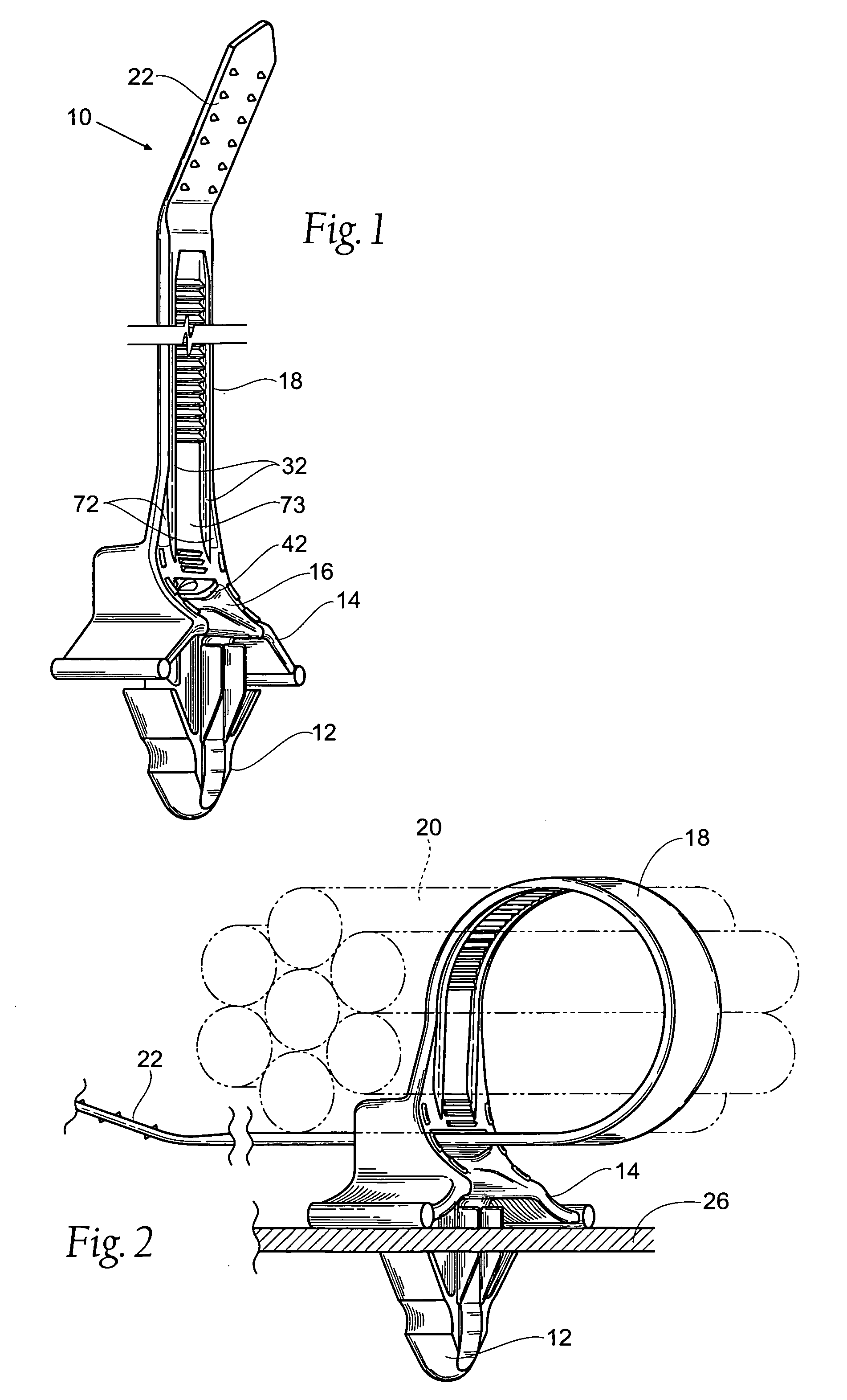 Harness clamp tie