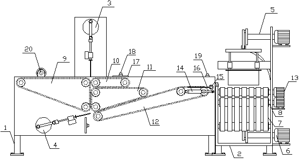 Object storage bag folding device