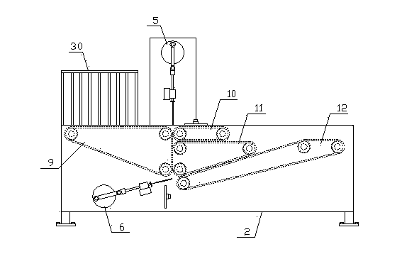 Object storage bag folding device