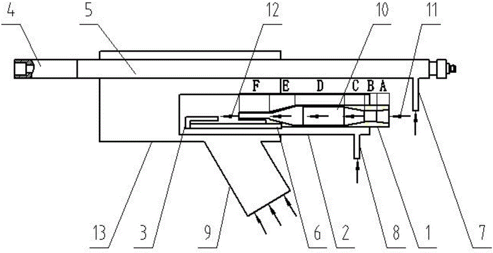 Sound wave temperature-measuring sounding device and receiving device