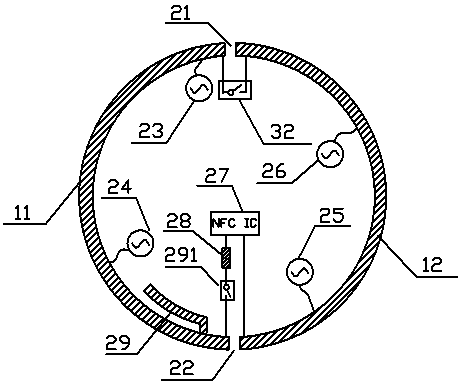 Antenna of smart watch and smart watch