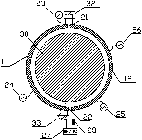 Antenna of smart watch and smart watch