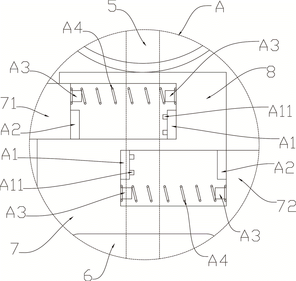 Improved type underpants airing device