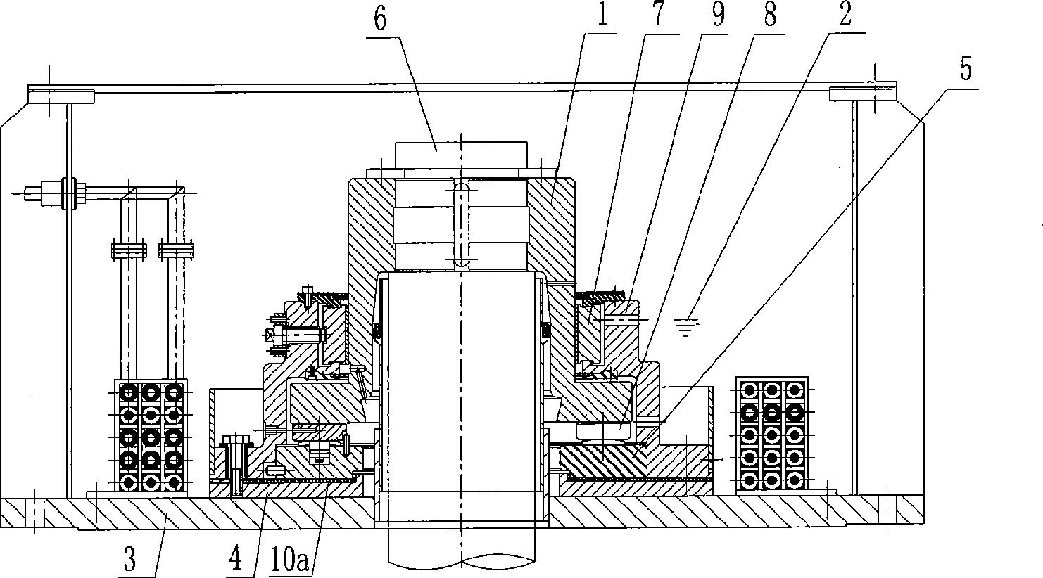 Insulation device of sliding bearing for vertical motor
