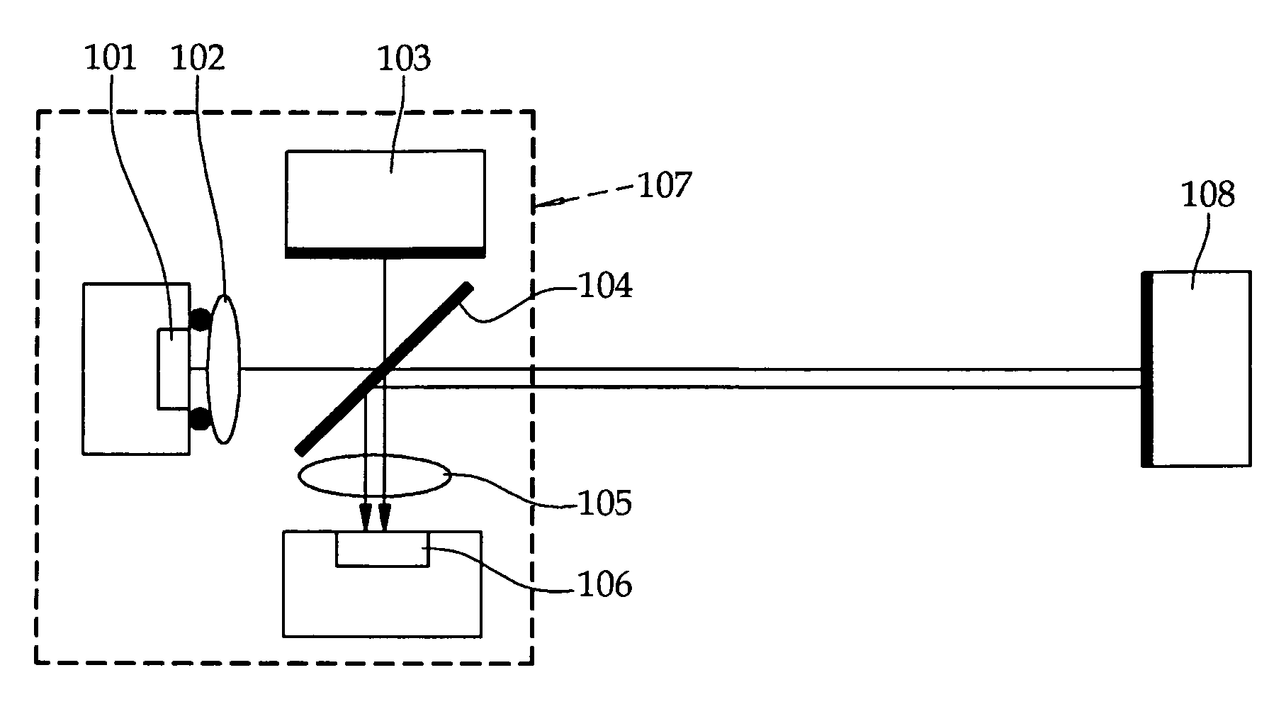 Interferometer using vertical-cavity surface-emitting lasers