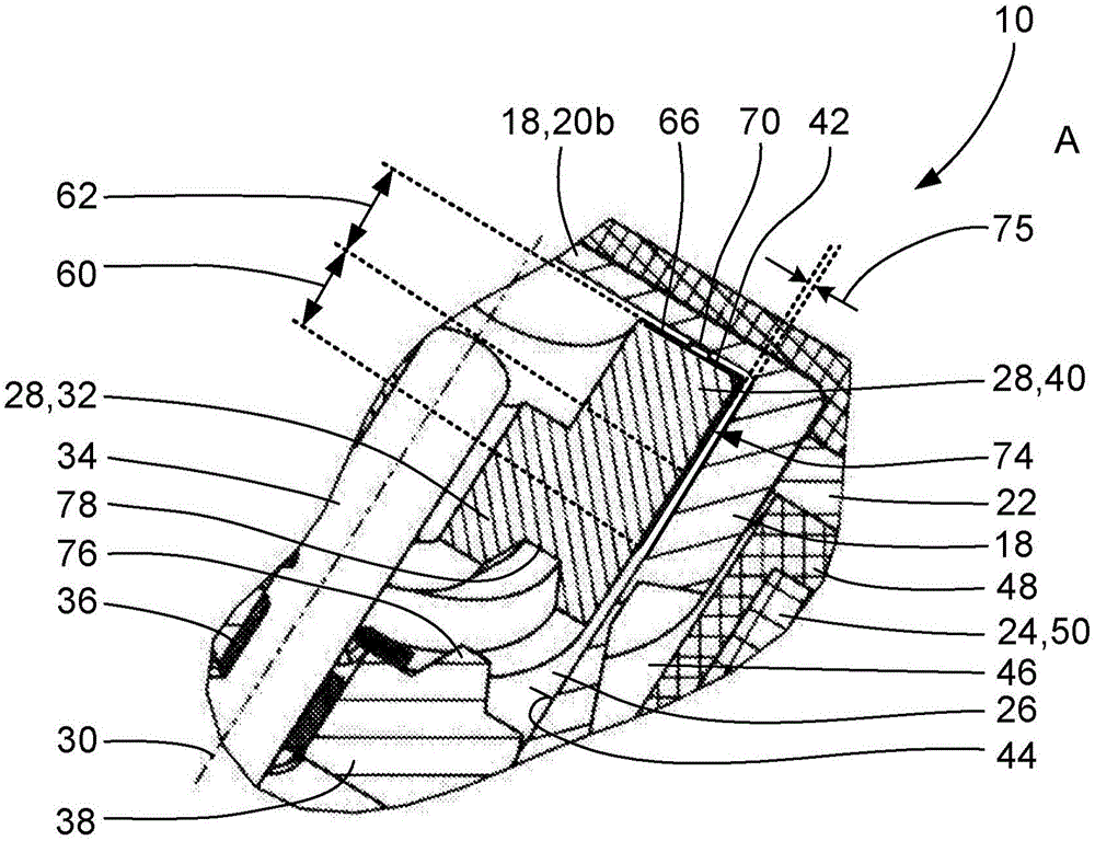 Electromagnetic actuating device