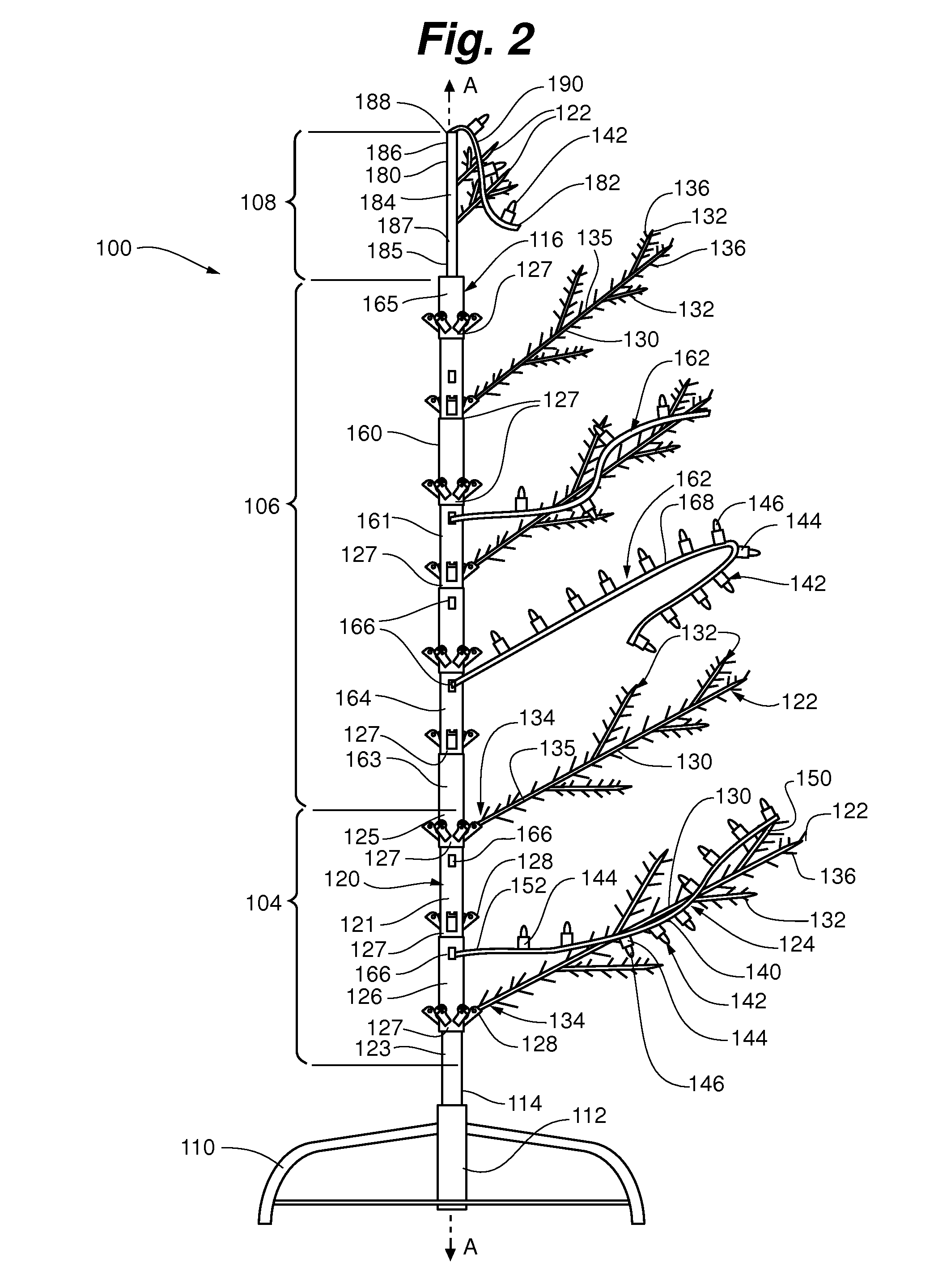 Modular tree with electrical connector