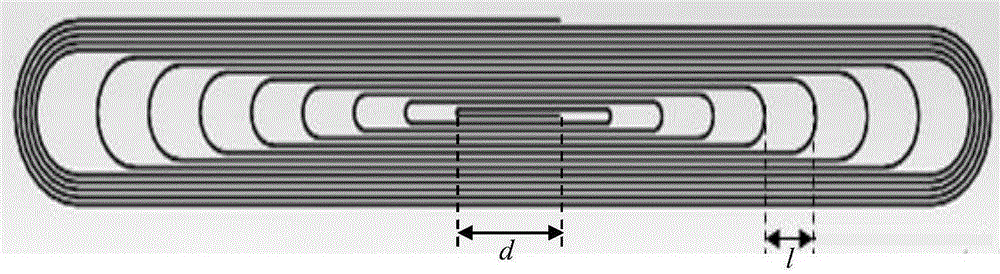 Manufacturing method for coiled trapezoidal battery cell and trapezoidal battery cell