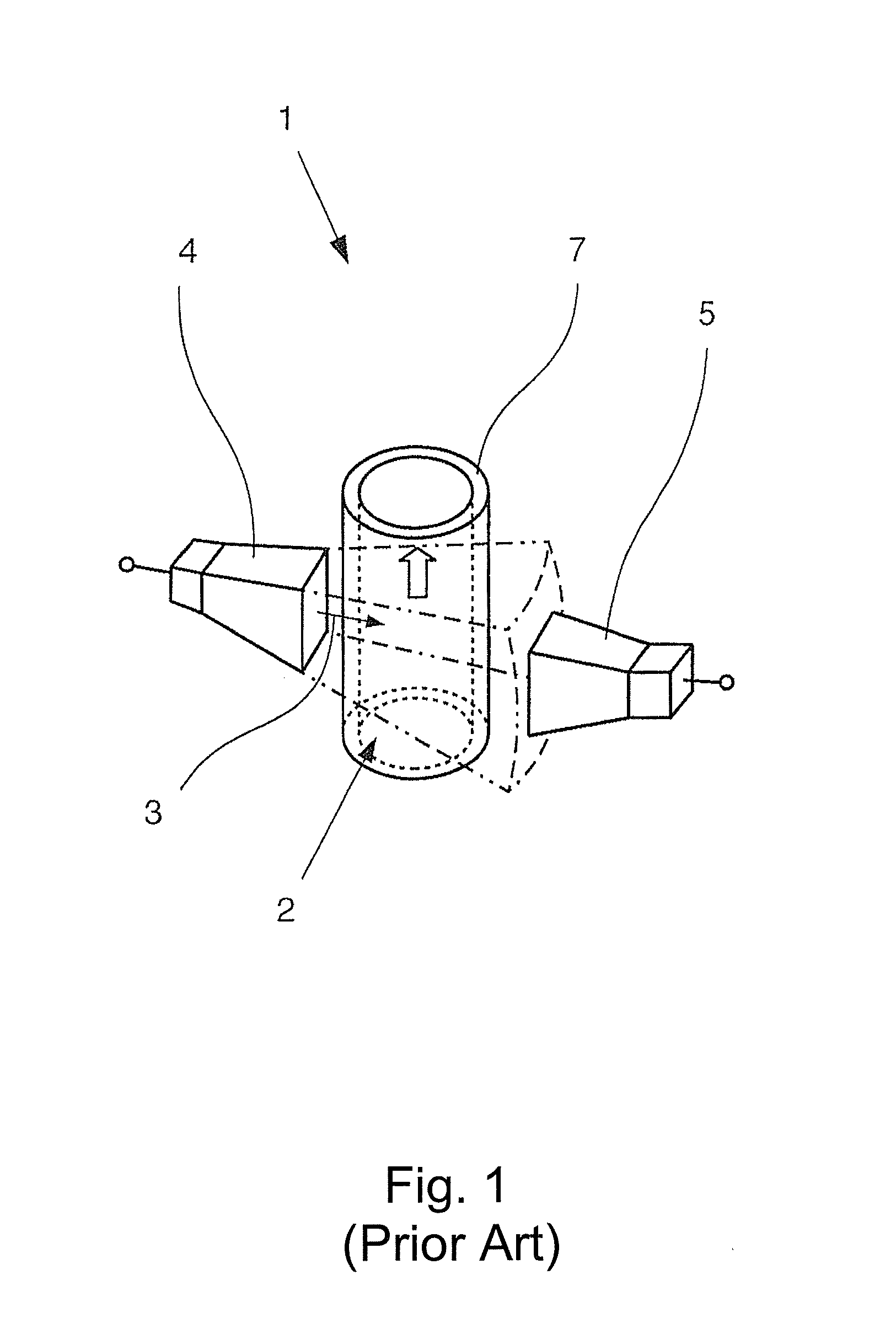 Device for determining the volume fraction of at least one component of a multi-phase medium