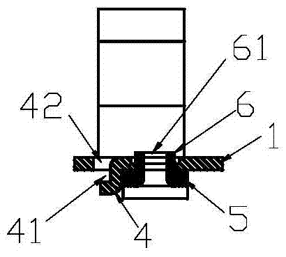 An easily disassembled inward opening and inward door and window hinge with a load-bearing reinforced structure