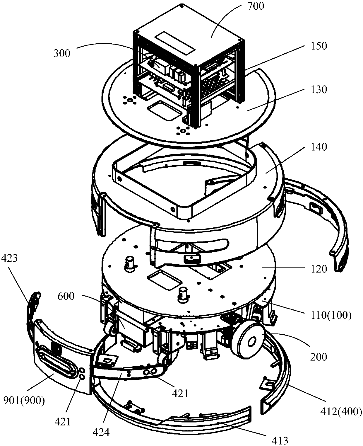 Universal autonomous robot moving platform