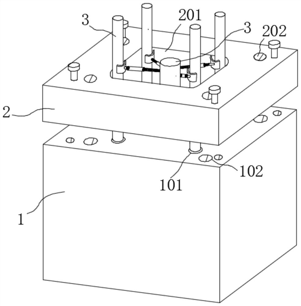 Steel bar positioning structure for building construction