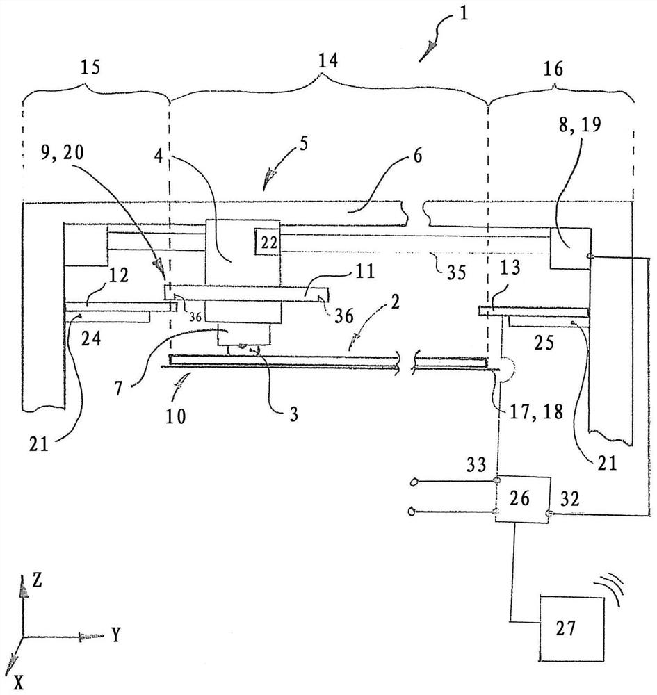 Device and method for producing material sheet